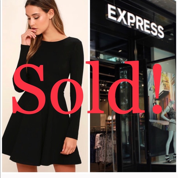 Express Dresses & Skirts - NWT $70 MSRP Low Back Skater dress (EXPRESS). 020